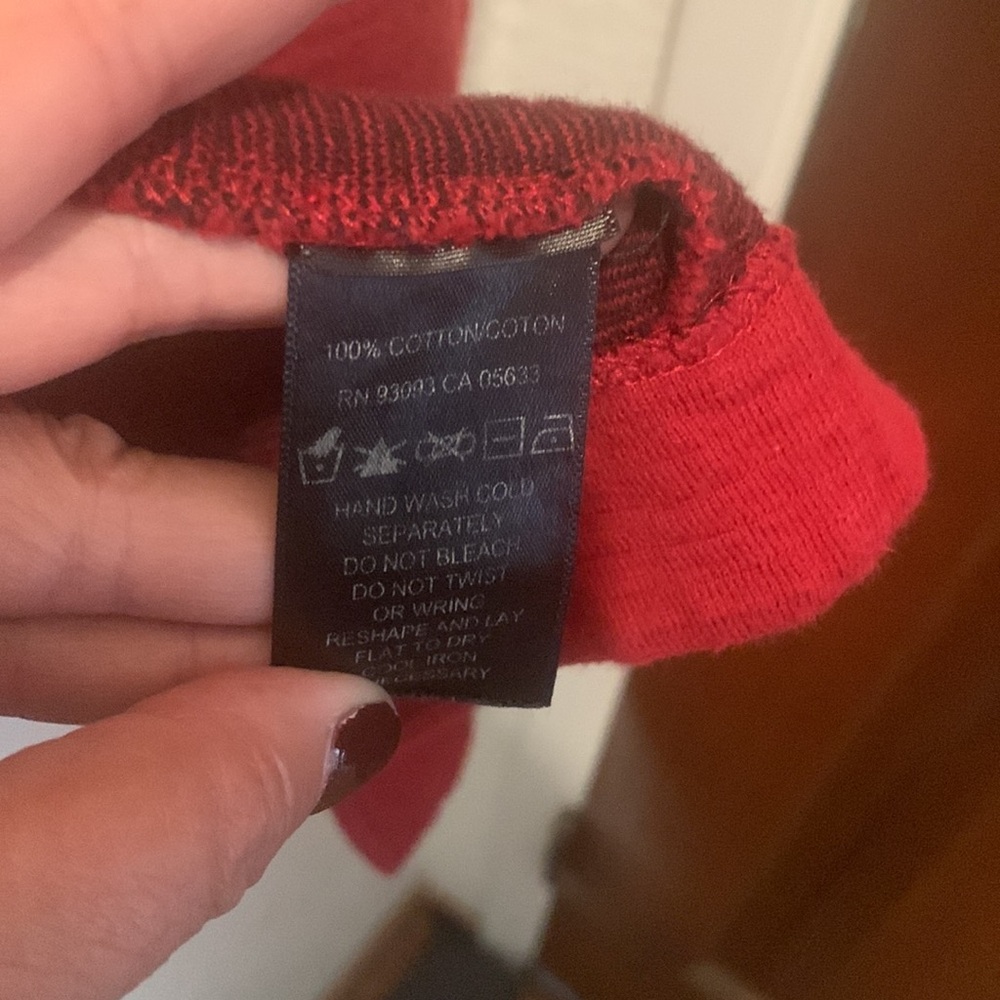 NIC+ZOE Red Pea Coat with Notched Lapels - Picture 8 of 9